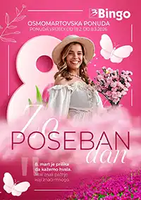 Bingo Osmomartovska akcija katalog sniženja do 8. marta 2026 – pregled kataloga (BiH)