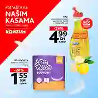 Konzum i Mercator akcija sniženja na kasama do 22.03.2026 Konzum i Mercator akcija sniženja na kasama do 22.03.2026