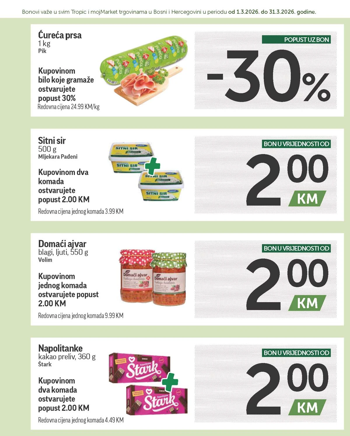 katalozi Tropic i Moj market snizeno katalog bonbonjera Tropic i Moj market snizenja